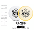 Miniatyrbillede 1 af 3: Discgolf DISCMANIA Putter SENSEI Active Premium Yellow 3/3/0/1