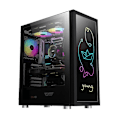 Miniatyrbillede 5 af 5: Computer Case Darkflash DK210 Graffiti (black)