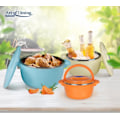 Miniatyrbillede 10 af 11: SET 3 CASEROLE TERMICE 2+4+6L,BELLY BLUE