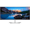 Miniatyrbillede 1 af 8: DELL UltraSharp U3824DW LED display 95.2 cm (37.5") 3840 x 1600 pixels Wide Quad HD+ LCD Black, Silver
