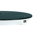 Miniatyrbillede 6 af 6: Platinet desk lamp with USB charger PDL9 8W (43128)