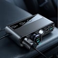 Miniatyrbilde 1 av 9: Joyroom Car Charger 9-in-1, (C+U+U+U+U+U+ 3 cigarette lighter socket) 154W, Black (JR-CL06)