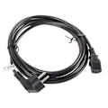 Miniatyrbillede 2 af 4: Lanberg CA-C13C-11CC-0030-BK power cable Black 3 m C13 coupler CEE7/7