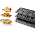 Miniatyrbild 2 av 4: Gorenje | Sandwich maker | SM703GCB | 700 W | Number of plates 3 | Number of pastry 2 | Black