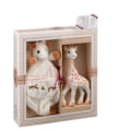 Miniatyrbillede 1 af 6: VULLI set Sophie la Girafe + comforter with pacifier holder 000003