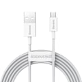 Miniatyrbillede 6 af 6: CABLU alimentare si date Baseus Superior, Fast Charging Data Cable pt. smartphone, USB la Micro-USB 2A, 2m, alb "CAMYS-A02" (timbru verde 0.08 lei) -