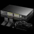 Pikkukuva 5 / 5: Cudy FS1018PS1 network switch Fast Ethernet (10/100) Power over Ethernet (PoE) Grey