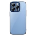 Miniatyrbillede 1 af 6: Baseus Glitter Transparent Case and Tempered Glass set for iPhone 14 Pro Max (blue)