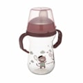 Pikkukuva 1 / 5: CANPOL BABIES Cup with Silicone Spout, FirstCup BONJOUR PARIS, 6m+, 250ml, pink, 56/613_pin
