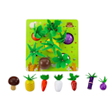 Miniatyrbillede 2 af 4: Memory Game Fruits and Vegetables Wooden