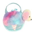 Miniatyrbillede 2 af 6: AURORA Fancy Pals Plush Dog in a cotton candy bag, 20 cm