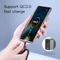 Miniatyrbillede 5 af 10: Baseus Type-C - Type-C cable Cafule PD2.0 60W Flash charging (20V 3A) 1m Black/Gray (CATKLF-H91)