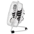 Pikkukuva 2 / 3: NEDIS mini ventilátor/ průměr 10 cm/ výkon 3 W/ napájení přes USB/ kabel 1 m/ kovový/ bílý