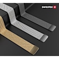 Pikkukuva 1 / 4: Swissten Metal Strap for Apple Watch 1/2/3/4/5/6/SE / 38 mm / 40 mm