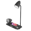 Miniatyrbillede 2 af 6: Tellur Nostalgia Wireless Desk Charger, Bluetooth Speaker, Desk Lamp black