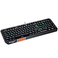 Miniatyrbillede 2 af 3: CANYON Hazard GK-6, Wired multimedia gaming keyboard with lighting effect, 108pcs rainbow LED, Numbers 104keys, RU+EN double injection layout, cable l