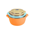Miniatyrbillede 5 af 7: SET 3CASEROLE TERMICE 2+4+6L,BELLY ORANG