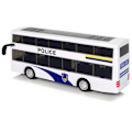 Pikkukuva 7 / 8: White Double-decker Police Bus with Pull Down Sound