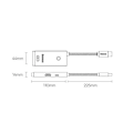 Miniatyrbilde 6 av 11: Baseus Lite Series Hub 5w1 USB-C to 3x USB 3.0 + USB-C + HDMI (black)