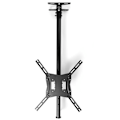 Miniatyrbilde 3 av 3: NEDIS stropní držák pro LCD a TV/ 26 - 42"/ nosnost 20 kg/ náklon 25°/ úhel otáčení 90°/ nastavitelná výšká/ ocel/ černý