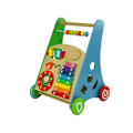 Pikkukuva 3 / 5: Colourful Wooden Pushchair Geometric Figures Dulcimer Beads