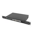 Miniatyrbillede 7 af 7: Lanberg Switch rack 19" POE+ 16x 100MB /2X COMBO  GIGABIT ETHERNET 250W