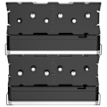 Miniatyrbild 7 av 7: Montech METAL DT24 BASE computer cooling system Processor Air cooler 12 cm Black 2 pc(s)