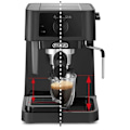 Miniatyrbillede 3 af 3: Delonghi | Coffee Maker | EC230 | Pump pressure 15 bar | Built-in milk frother | Semi-automatic | 360° rotational base No | 1100 W | Black