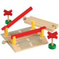 Miniatyrbillede 1 af 3: BRIO RAILWAY railway crossing, 33388004