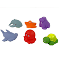 Pikkukuva 3 / 5: Water Animals Rubber Mesh Shark Bathing Set