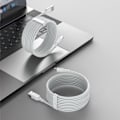 Miniatyrbillede 7 af 11: Baseus TZCATZJ-02 USB cable 1.5 m USB A USB C White