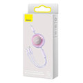 Miniatyrbillede 5 af 5: Baseus Bright Mirror 2, 3-in-1  USB 3-in-1 cable for micro USB / USB-C / Lightning 3.5A 1.1m (Purple)