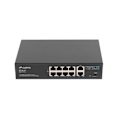 Miniatyrbillede 5 af 6: Lanberg Switch PoE+ Rack 10"/19"  RSFE-8P-2GE-120