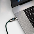 Pikkukuva 3 / 11: CABLU alimentare si date Baseus Display, Fast Charging Data Cable pt. smartphone, USB Type-C la USB Type-C 100W, braided, display, 1m, negru "CATSK-B0
