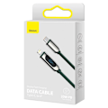Miniatyrbilde 5 av 11: USB-C cable for Lightning Baseus Display, PD, 20W, 2m (green)