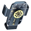 Pikkukuva 11 / 11: Baseus Metal Age II gravitational car phone holder to round ventilation grid (grey)