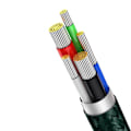 Miniatyrbilde 6 av 11: USB-C cable for Lightning Baseus Display, PD, 20W, 2m (green)