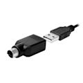 Miniatyrbilde 5 av 6: Logilink | Flexible waterproof Keyboard USB + PS/2 | ID0019A | Flexible keyboard | Wired | DE | Black