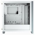Miniatyrbillede 5 af 11: Corsair | Tempered Glass Mid-Tower ATX Case | iCUE 4000X RGB | Side window | White | Mid-Tower | Power supply included No | ATX