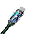 Miniatyrbillede 6 af 6: Baseus Display Cable USB to Type-C, 66W, 2m (green)