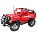 Miniatyrbillede 2 af 8: Construction Blocks Jeep Remote Controlled CADA 2.4G 531 Elements