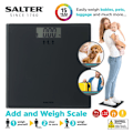 Miniatyrbillede 3 af 7: Salter SA00300 GGFEU16 Add and Weigh Scale Black