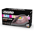 Miniatyrbillede 5 af 6: Mesko | Iron | MS 5028 | Steam Iron | 2600 W | Continuous steam 35 g/min | Steam boost performance 60 g/min | Pink/Grey