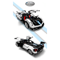 Miniatyrbilde 8 av 8: RASTAR 1:8 Pagani Huayra BC Bricks, assemble car, 97910