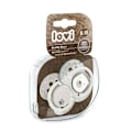 Pikkukuva 1 / 3: LOVI dynamic soother silicone Buddy Bear 6-18 m. 2 vnt. 22/865