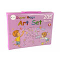 Miniatyrbilde 6 av 6: Artistic Set Pink Suitcase 208 Elements