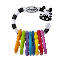 Miniatyrbillede 1 af 5: PLAYGRO hanging toy Zebra, 0184558