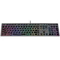 Miniatyrbillede 1 af 5: A4Tech FSTYLER FX60H (Neon Backlit) keyboard USB QWERTY Black, Grey