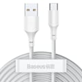 Miniatyrbillede 1 af 11: Baseus TZCATZJ-02 USB cable 1.5 m USB A USB C White