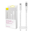 Miniatyrbillede 6 af 10: Fast Charging cable Baseus USB-C to Lightning  Explorer Series 1m, 20W (white)